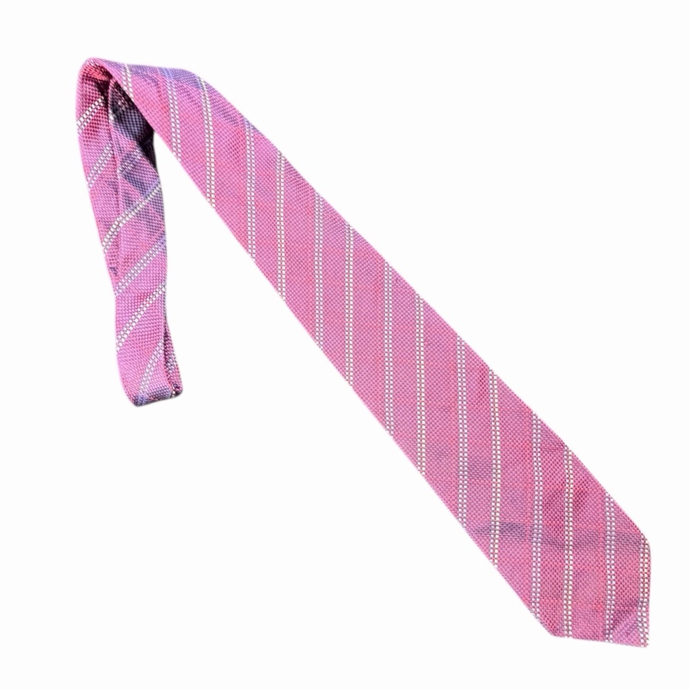 Georg Roth Made in Germany Pink Striped Tie‎ (Signs of Wear)